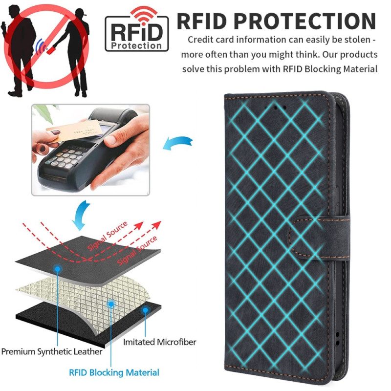 Folio Cover Motorola Edge 40 Pro Rfid Classico