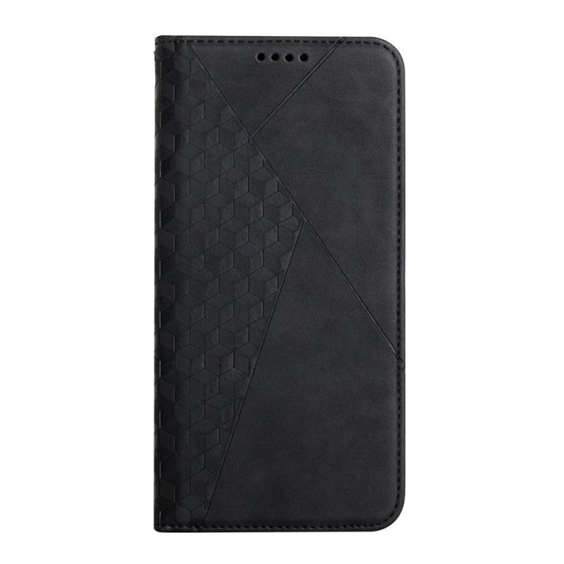 Folio Cover Realme 8 5G Custodia in pelle Geo Effetto Pelle