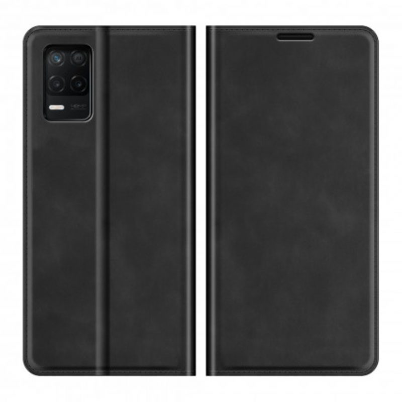 Folio Cover Realme 8 5G Custodia in pelle Tocco Di Pelle