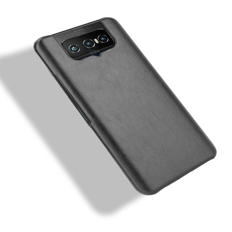 Cover Asus Zenfone 7 / 7 Pro Effetto Pelle Litchi