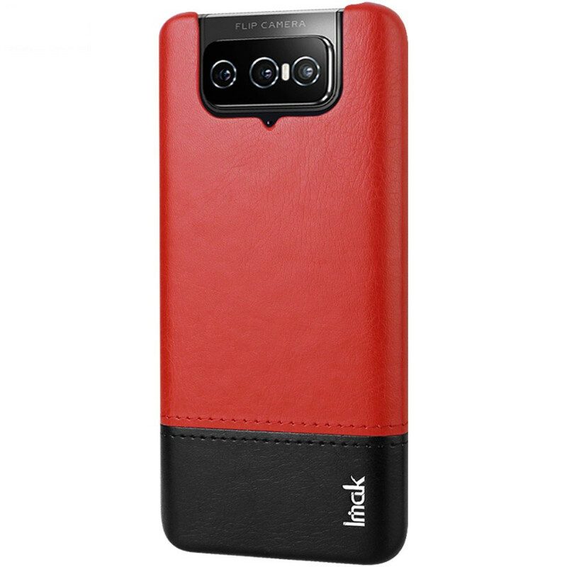 Cover Asus Zenfone 7 / 7 Pro Imak Serie Ruiyi Effetto Pelle