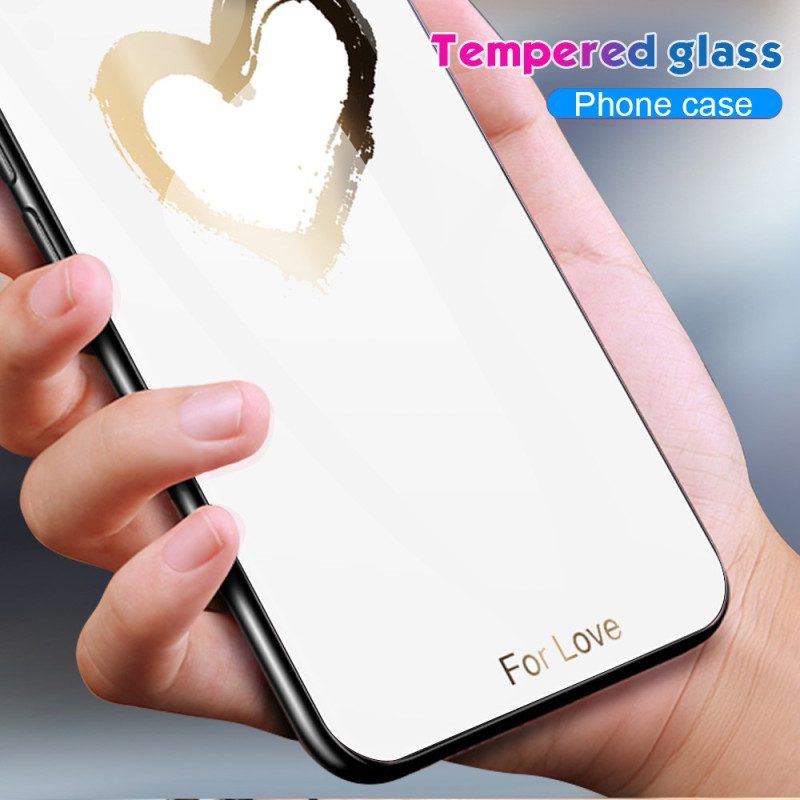 Cover Samsung Galaxy A34 5G Cuore In Vetro Temperato