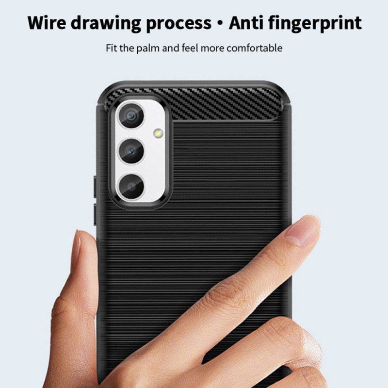 Cover Samsung Galaxy A34 5G Fibra Di Carbonio Spazzolata Mofi