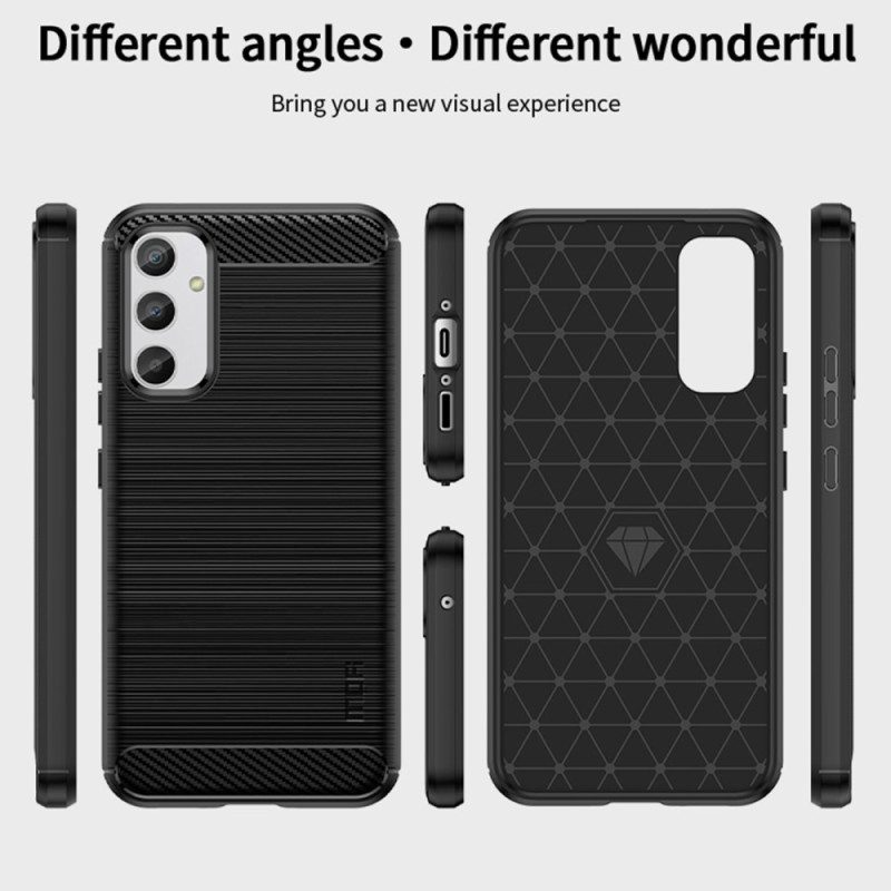 Cover Samsung Galaxy A34 5G Fibra Di Carbonio Spazzolata Mofi