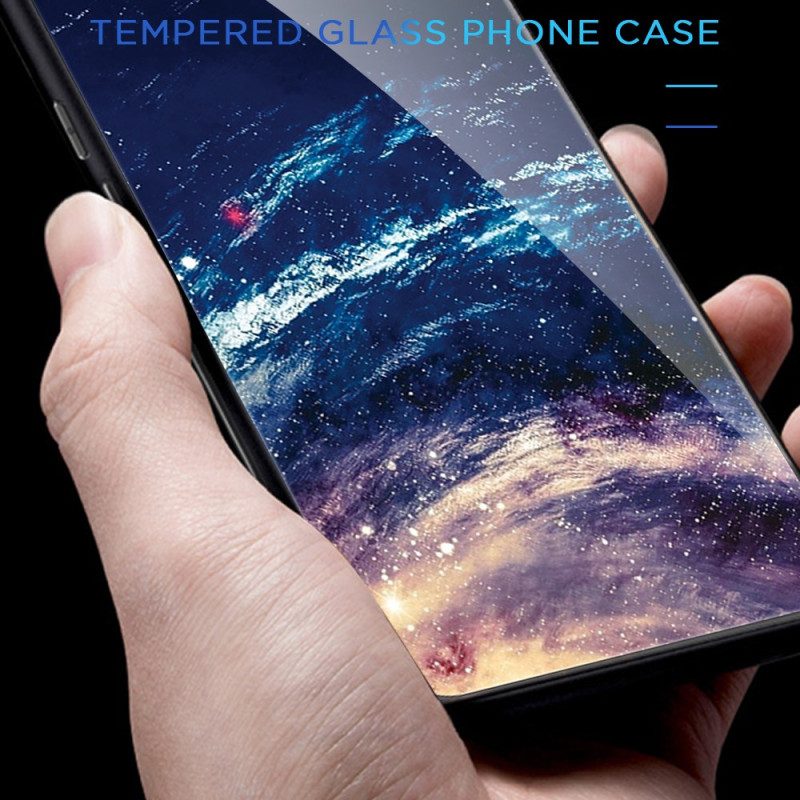 Cover Samsung Galaxy A34 5G Luna Uomo In Vetro Temperato