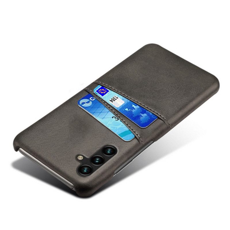 Cover Samsung Galaxy A34 5G Portacarte Effetto Pelle