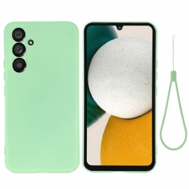 Cover Samsung Galaxy A34 5G Silicone Liquido Con Cordino