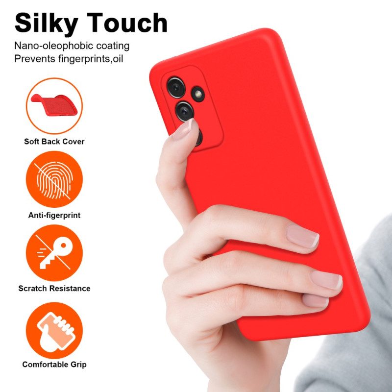 Cover Samsung Galaxy A34 5G Silicone Liquido E Microfibre