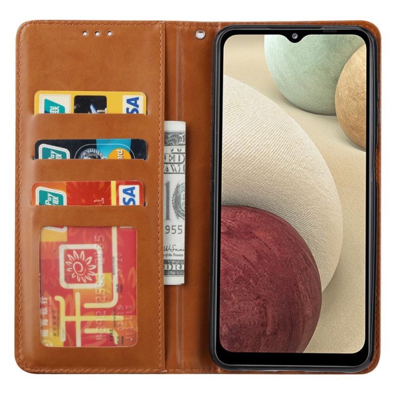 Folio Cover Samsung Galaxy A34 5G Custodia in pelle Portacarte In Ecopelle