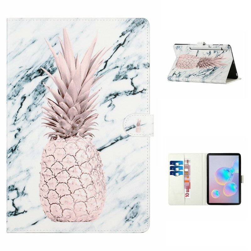 Custodia in pelle Samsung Galaxy Tab S8 Plus / Tab S7 Plus Ananas