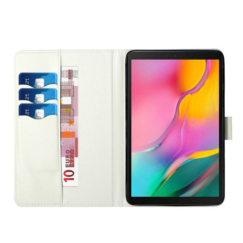 Custodia in pelle Samsung Galaxy Tab S8 Plus / Tab S7 Plus Arte Della Tigre