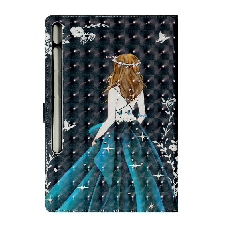 Custodia in pelle Samsung Galaxy Tab S8 Plus / Tab S7 Plus Signorina