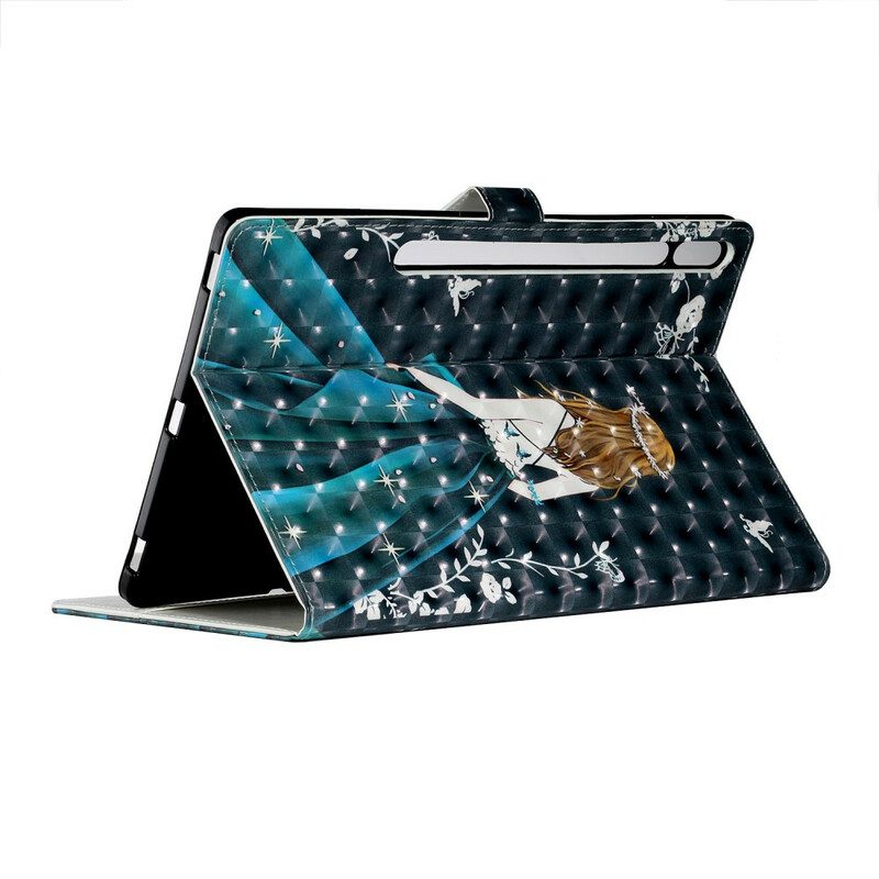 Custodia in pelle Samsung Galaxy Tab S8 Plus / Tab S7 Plus Signorina