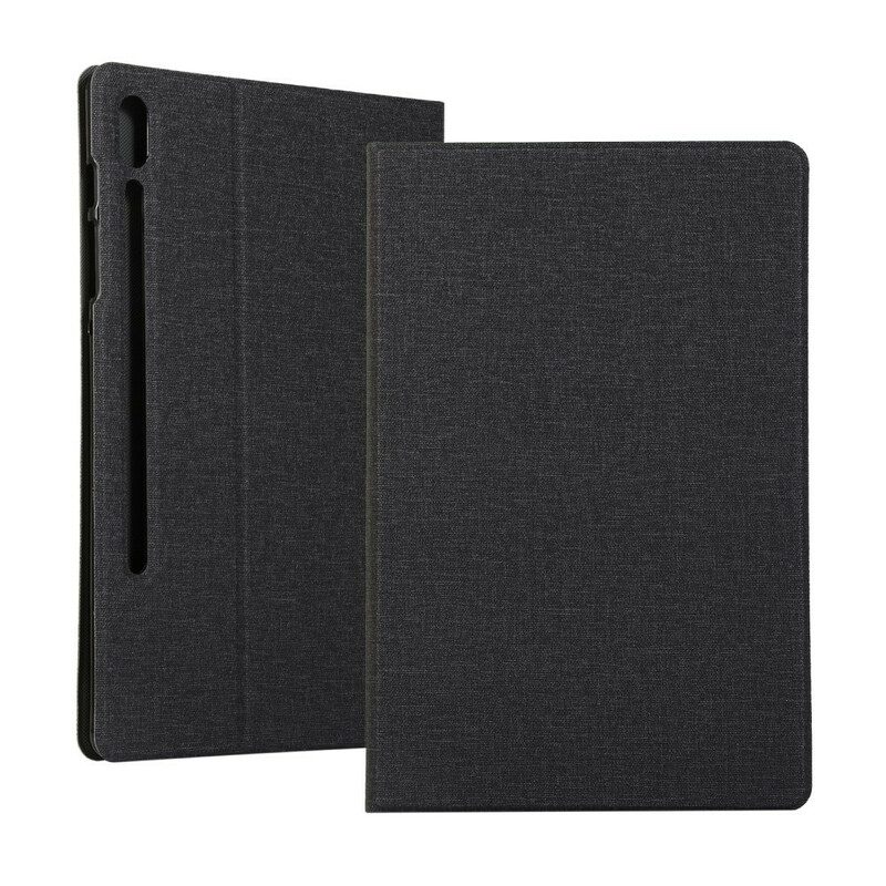 Custodia in pelle Samsung Galaxy Tab S8 Plus / Tab S7 Plus Tessuto