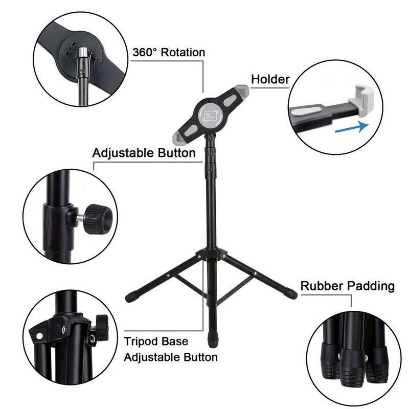 Supporto Per Treppiede In Lega Di Alluminio Per Tablet