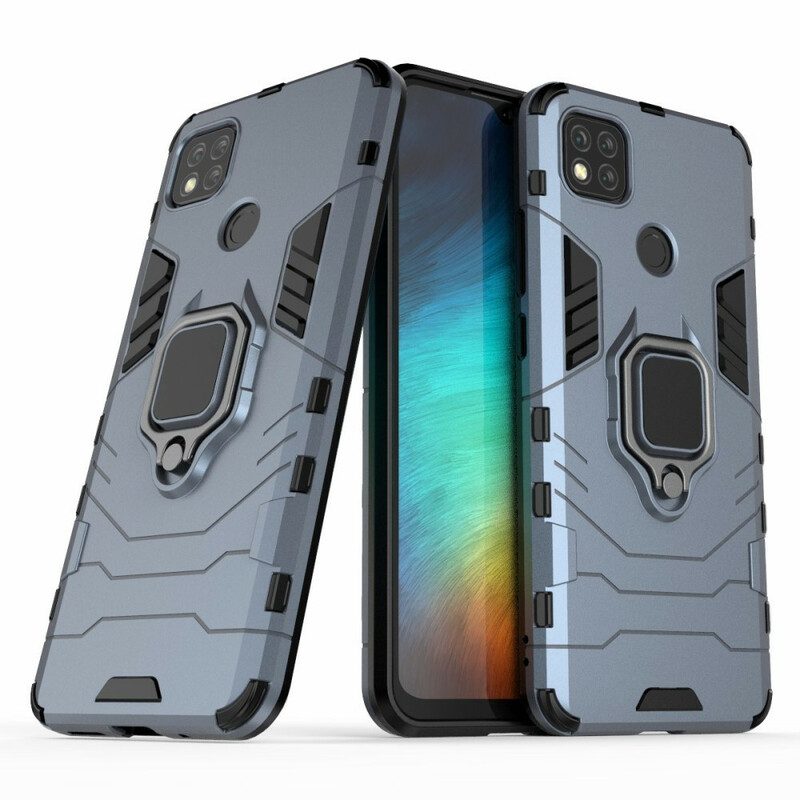 Cover Xiaomi Redmi 9C Anello Resistente