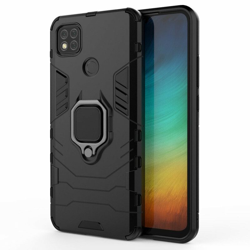 Cover Xiaomi Redmi 9C Anello Resistente