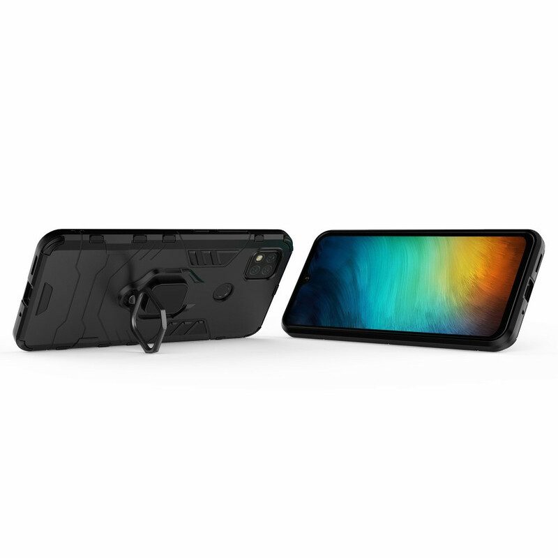 Cover Xiaomi Redmi 9C Anello Resistente