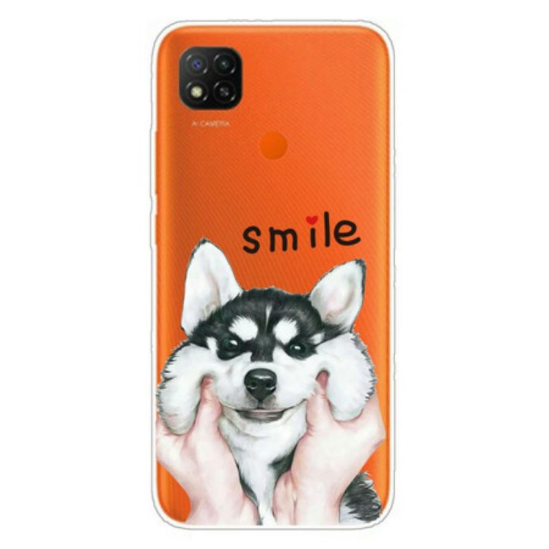 Cover Xiaomi Redmi 9C Cane Sorridente