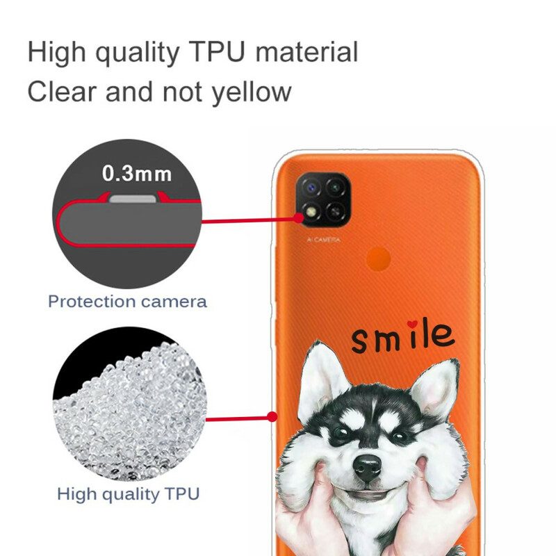 Cover Xiaomi Redmi 9C Cane Sorridente