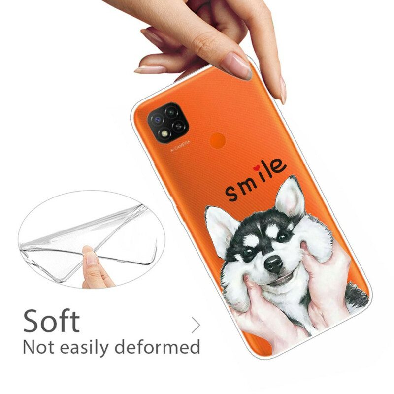 Cover Xiaomi Redmi 9C Cane Sorridente