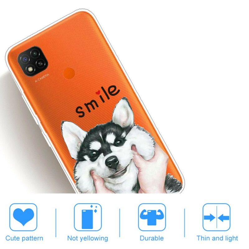 Cover Xiaomi Redmi 9C Cane Sorridente