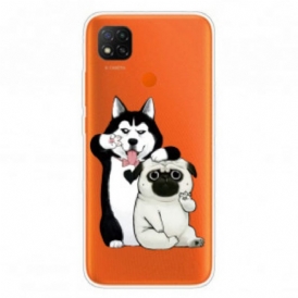 Cover Xiaomi Redmi 9C Cani Divertenti