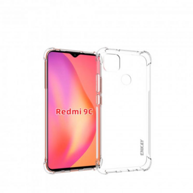 Cover Xiaomi Redmi 9C Combo E Schermo In Vetro Temperato Enkay