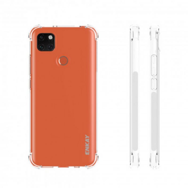 Cover Xiaomi Redmi 9C Combo E Schermo In Vetro Temperato Enkay