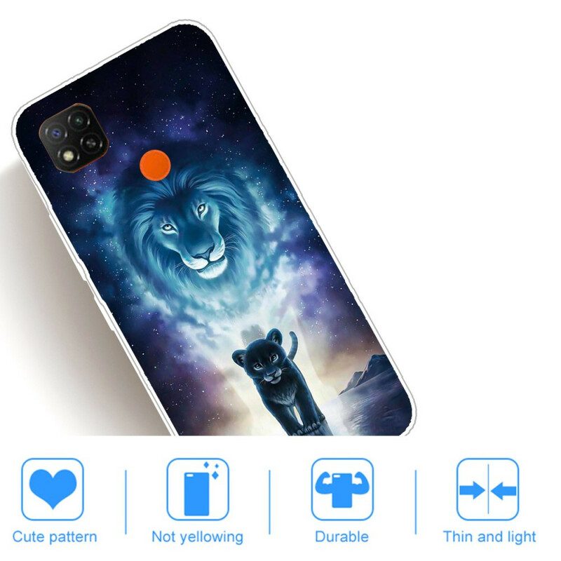 Cover Xiaomi Redmi 9C Cucciolo Di Leone