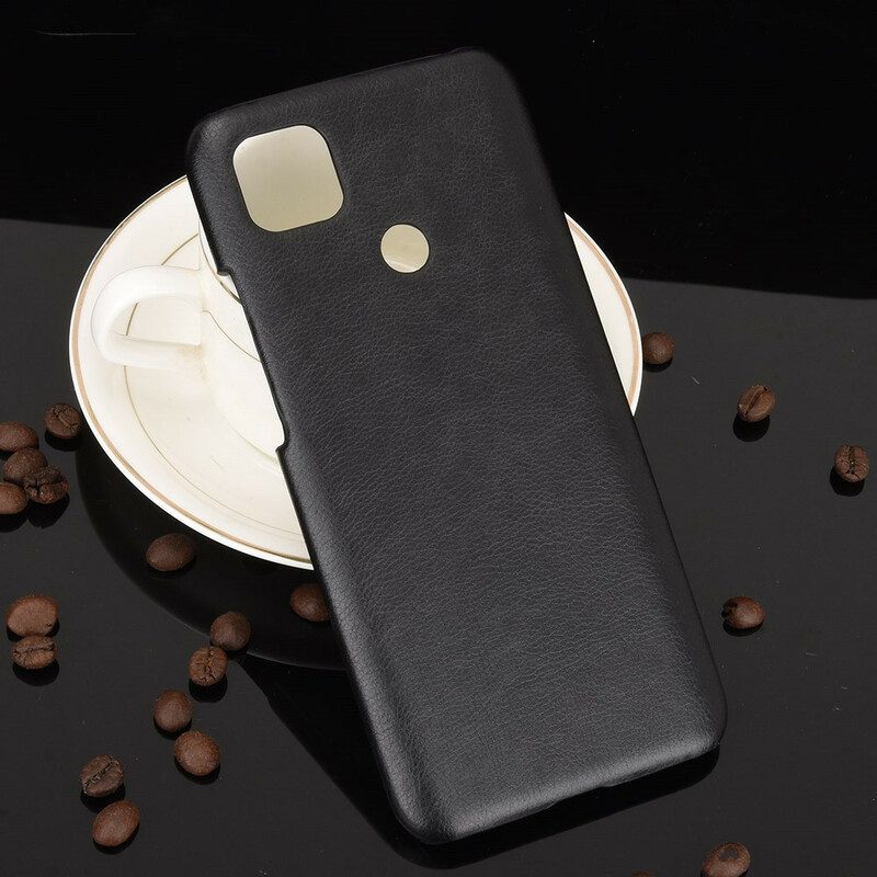 Cover Xiaomi Redmi 9C Effetto Pelle Litchi