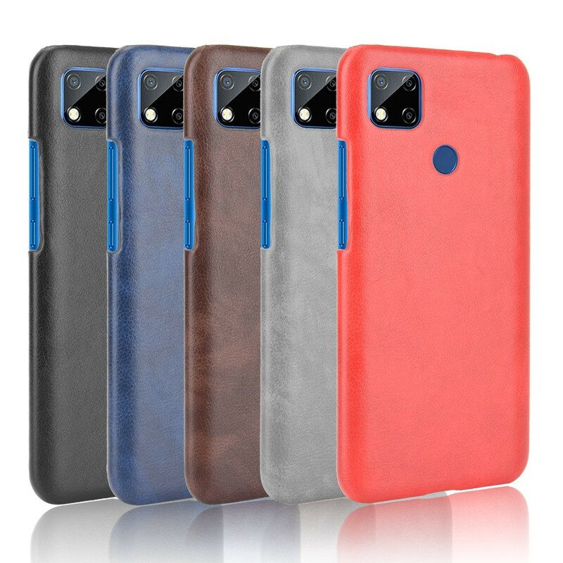 Cover Xiaomi Redmi 9C Effetto Pelle Litchi