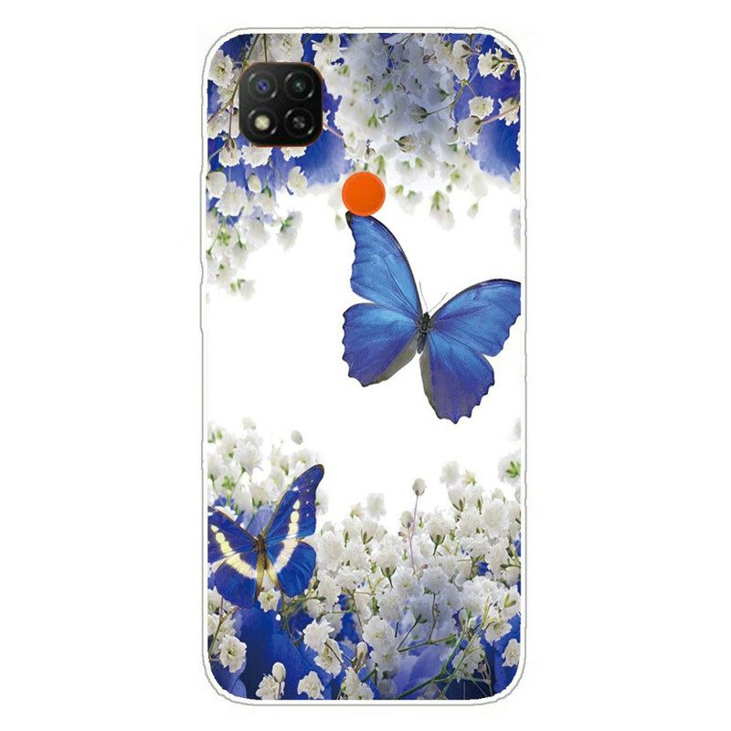 Cover Xiaomi Redmi 9C Farfalle