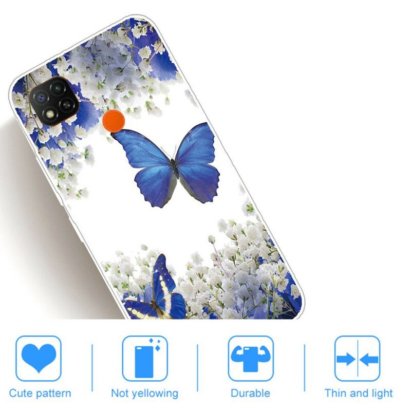 Cover Xiaomi Redmi 9C Farfalle