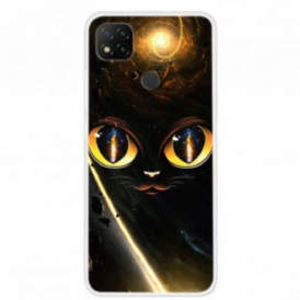 Cover Xiaomi Redmi 9C Gatto Galassia