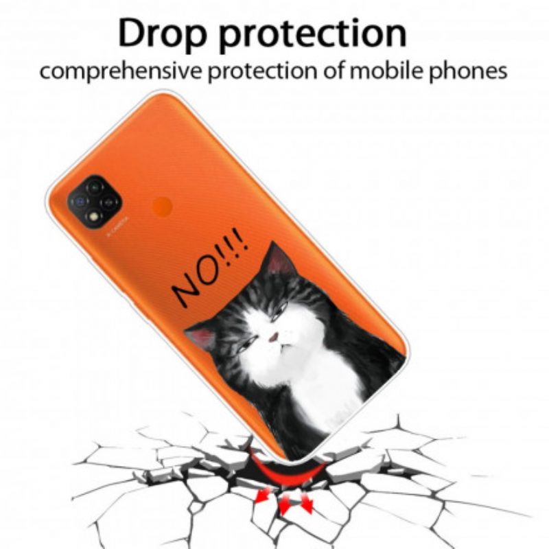 Cover Xiaomi Redmi 9C Il Gatto Che Dice Di No