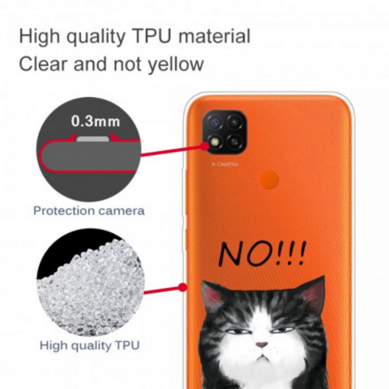 Cover Xiaomi Redmi 9C Il Gatto Che Dice Di No