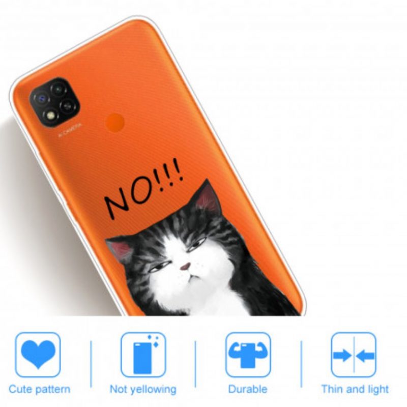 Cover Xiaomi Redmi 9C Il Gatto Che Dice Di No