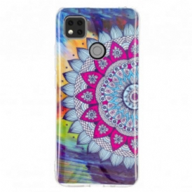 Cover Xiaomi Redmi 9C Mandala Colorato Fluorescente