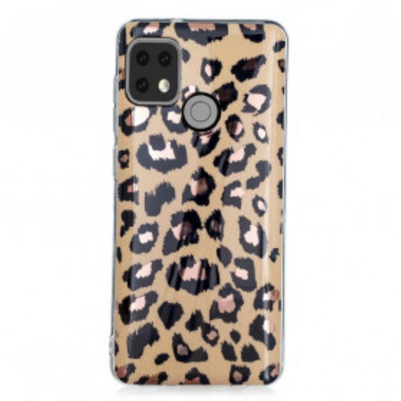 Cover Xiaomi Redmi 9C Marmo Stile Leopardo