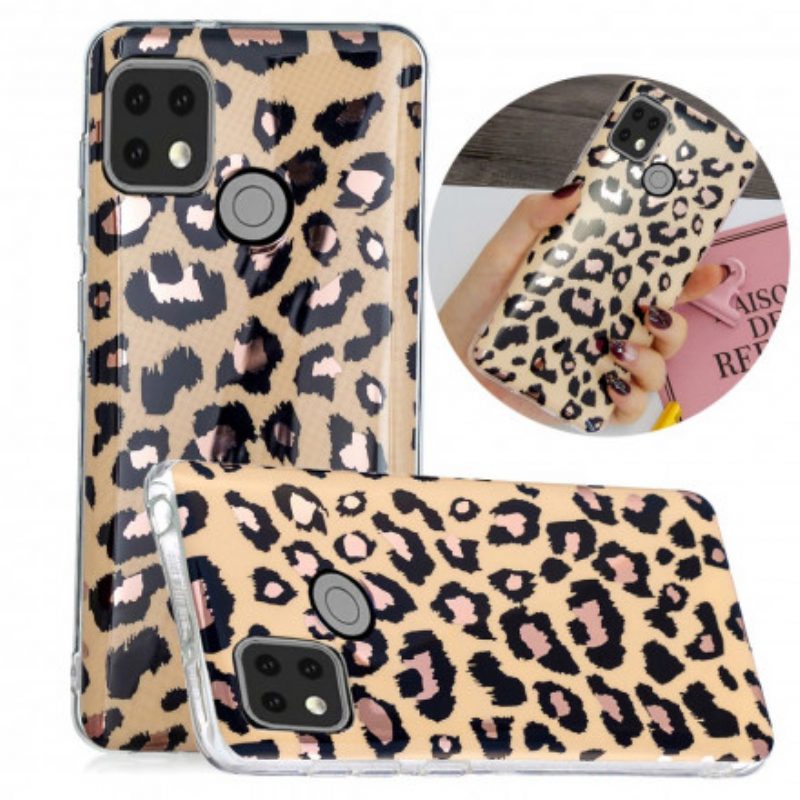 Cover Xiaomi Redmi 9C Marmo Stile Leopardo