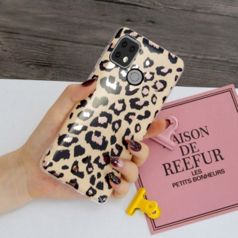 Cover Xiaomi Redmi 9C Marmo Stile Leopardo