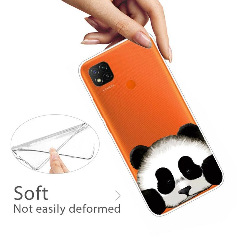 Cover Xiaomi Redmi 9C Panda Senza Soluzione Di Continuità