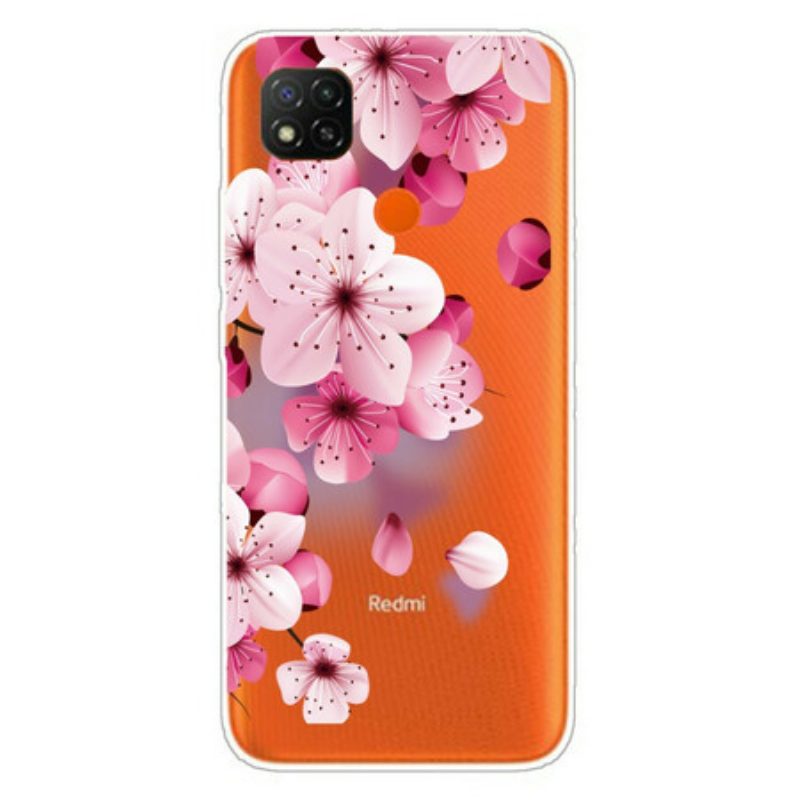 Cover Xiaomi Redmi 9C Premium Floreale