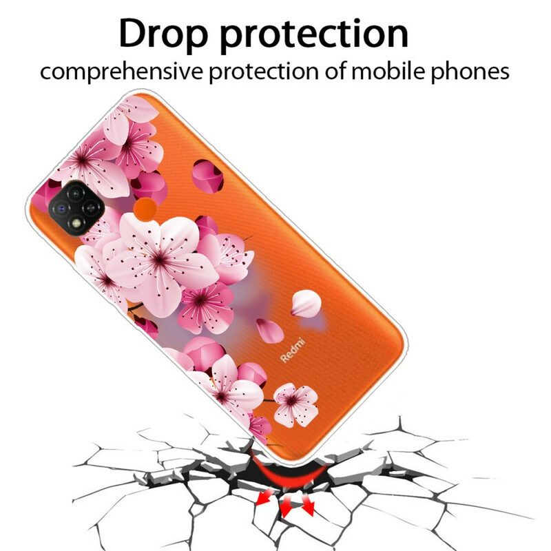 Cover Xiaomi Redmi 9C Premium Floreale