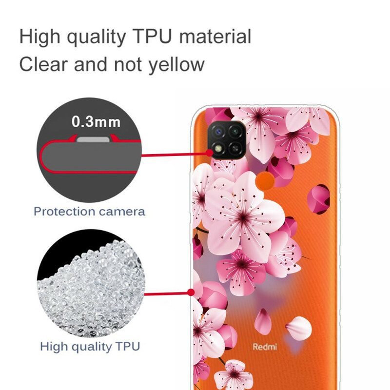 Cover Xiaomi Redmi 9C Premium Floreale