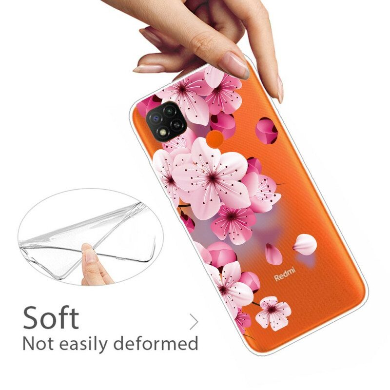 Cover Xiaomi Redmi 9C Premium Floreale