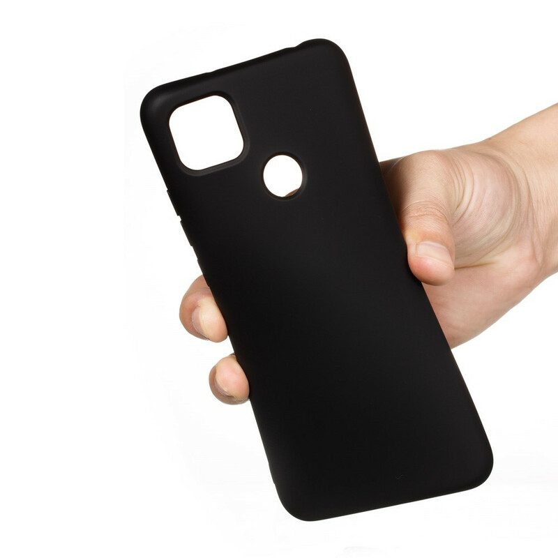 Cover Xiaomi Redmi 9C Silicone Liquido Con Cordino