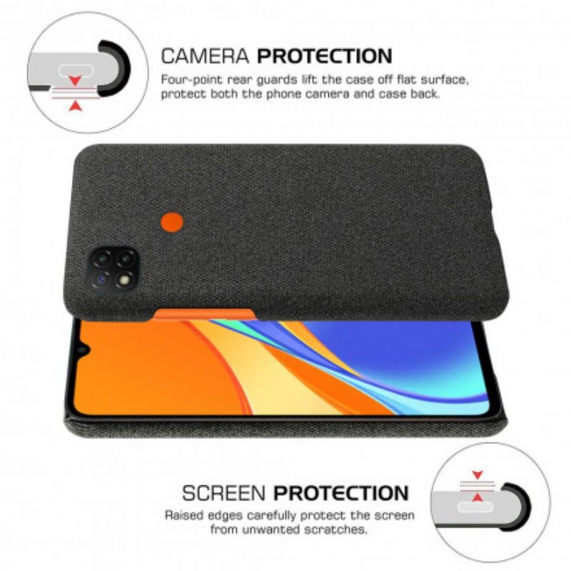 Cover Xiaomi Redmi 9C Tessuto Ksq Chic