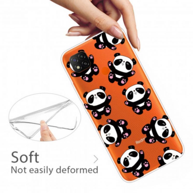 Cover Xiaomi Redmi 9C Top Panda Divertimento